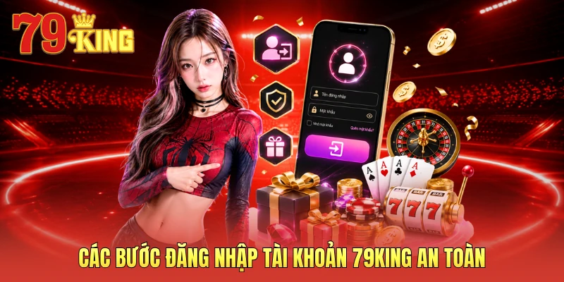 Các bước đăng nhập tài khoản 79KING an toàn