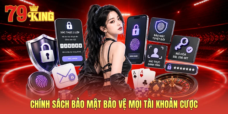 Chính sách bảo mật bảo vệ mọi tài khoản cược